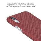 Чехол Pitaka Aramid MagCase Herringbone для iPhone X Red-Orange - фото 3