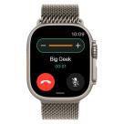 Часы Apple Watch Ultra 4, 49 мм, титан светлого цвета, миланский сетчатый браслет (2026)