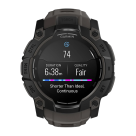 Спортивные часы Garmin Instinct 3, 50 мм, AMOLED, силиконовый ремешок угольного цвета