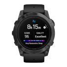 Спортивные часы Garmin epix Pro (Gen 2) Standard Edition, 51 мм, чёрный силиконовый ремешок