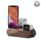 Деревянная док-станция Oakywood для iPhone, Apple Watch и AirPods Pro