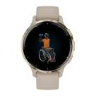 Спортивные часы Garmin Venu 3S, 41 мм, «французский серый» силиконовый ремешок - фото 4