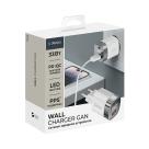Сетевое зарядное устройство Deppa мощностью 33 Вт (USB-C, USB-A) (GaN) - фото 4