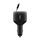 Автомобильное зарядное устройство со встроенным кабелем Belkin BoostCharge мощностью 75 Вт (USB-C, USB-A) (CCC001) - фото 5