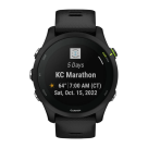 Спортивные часы Garmin Forerunner 255 Music, 46 мм, чёрный силиконовый ремешок - фото 5