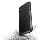 Защитный чехол с декоративной вставкой X-Doria Defense Lux Black Carbon для iPhone XS Max - фото 3