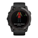 Спортивные часы Garmin fenix 7X Pro Sapphire Solar Edition, 51 мм, чёрный силиконовый ремешок - фото 2