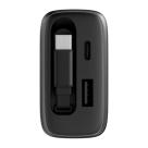 Сетевое зарядное устройство со встроенным кабелем Energea AmpCharge Arc 65 мощностью 65 Вт (USB-C, USB-A) (GaN) - фото 4