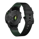 Спортивные часы Garmin MARQ Golfer (Gen 2) Carbon Edition, гибридный ремешок цвета «чёрный/зелёный», чёрный силиконовый ремешок - фото 4