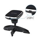 Автомобильный держатель с беспроводной зарядкой Pitaka MagEZ Mount Qi CD Slot CMD3001Q (10 Вт) - фото 8