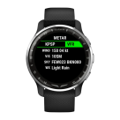 Спортивные часы Garmin D2 Air X10, чёрный силиконовый ремешок - фото 2