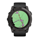 Спортивные часы Garmin fenix 7X Pro Sapphire Solar Edition, 51 мм, чёрный силиконовый ремешок - фото 6