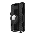 Чехол-бумажник MagSafe с подставкой Aulumu G03 Wallet Carbon Fiber Cover - фото 3