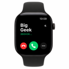 Часы Apple Watch Series 12, 46 мм, алюминий чёрного цвета, ремешок Sport Band чёрного цвета