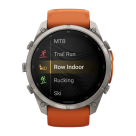 Спортивные часы Garmin fenix 9 Pro, 51 мм, AMOLED, титан, сапфир, силиконовый ремешок цвета «осенний оранжевый»/«оранжевая искра» (с inReach) - фото 9