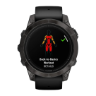 Спортивные часы Garmin epix Pro (Gen 2) Sapphire Edition, 47 мм, чёрный силиконовый ремешок - фото 4