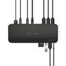 Многопортовый адаптер ALOGIC с внешним питанием и съёмным кабелем ThunderBolt 3 (ThunderBolt 3 60 Вт, 5 USB-A 3.0, SD, HDMI 4K 60 Гц, Gigabit Ethernet, разъём 3,5 мм) (вилка типа I) - фото 3