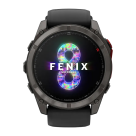 Cпортивные часы Garmin fenix 8 Pro, 51 мм, MicroLED, титан с DLC, сапфир, силиконовый ремешок цвета «чёрный/серый» - фото 11