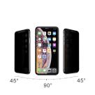 Защитное стекло с фильтром конфиденциальности и сеткой на динамик Baseus для iPhone X, XS и 11 Pro - фото 4