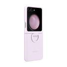 Силиконовый чехол с кольцом-держателем Samsung Silicone Case with Ring для Galaxy Z Flip5 - фото 12