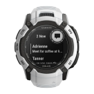 Спортивные часы Garmin Instinct 2X Solar Standard Edition, 50 мм, силиконовый ремешок цвета «Уайтстоун» - фото 7
