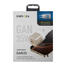 Сетевое зарядное устройство Energea AmpCharge GaN35 мощностью 35 Вт (USB-C, USB-A) (GaN) - фото 8