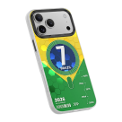 Пластиковый чехол MagSafe Benks Dynamic The Championship «Бразилия» для iPhone 17 Pro - фото 3