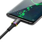 Дата-кабель с нейлоновой оплёткой Baseus Halo USB-C (1 м, 60 Вт, 480 Мбит/с) - фото 3