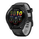 Спортивные часы Garmin Forerunner 265, 46 мм, силиконовый ремешок цвета чёрный/«серая пудра» - фото 2