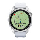 Спортивные часы Garmin epix Pro (Gen 2) Standard Edition, 42 мм, силиконовый ремешок цвета «Уайтстоун» - фото 8