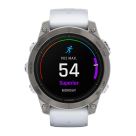 Спортивные часы Garmin epix Pro (Gen 2) Sapphire Edition, 47 мм, силиконовый ремешок цвета «Уайтстоун» - фото 12
