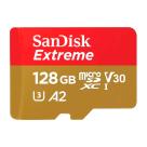 Карта памяти SanDisk Extreme microSDXC UHS-I 128 ГБ (U3, V30, A2)