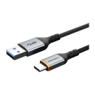 Кабель с оплёткой CABLETIME USB-A — USB-C (USB 3.2 Gen 1) (1 м)