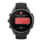 Спортивные часы Garmin fenix 9 Pro, 47 мм, AMOLED, титан с DLC, сапфир, силиконовый ремешок цвета чёрный/«серая галька» (с inReach) - фото 9
