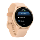 Фитнес-трекер Garmin vivoactive 6, силиконовый ремешок цвета «розовый рассвет» - фото 5
