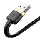Дата-кабель с нейлоновой оплёткой и ремешком Baseus Cafule Lightning/USB-A (0,5 м, 2,4 А, 480 Мбит/с) - фото 11