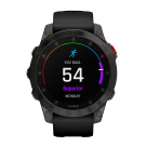 Спортивные часы Garmin epix (Gen 2) Sapphire Edition, 47 мм, чёрный силиконовый ремешок - фото 13