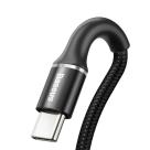 Дата-кабель с нейлоновой оплёткой Baseus Halo USB-C (1 м, 60 Вт, 480 Мбит/с) - фото 2