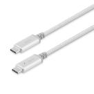 Кабель с LED-индикатором, нейлоновой оплёткой и ремешком Moshi Integra USB-C (2 м, 100 Вт; поддержка PD 3.0) - фото 2