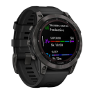 Спортивные часы Garmin fenix 7 Sapphire Solar Edition, 47 мм, тёмно-серый безель, чёрный силиконовый ремешок - фото 11