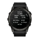 Спортивные часы Garmin tactix 7, AMOLED Edition, чёрный нейлоновый ремешок, чёрный силиконовый ремешок