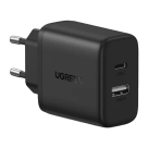 Сетевое зарядное устройство Ugreen мощностью 20 Вт (USB-C, USB-A) (X227)
