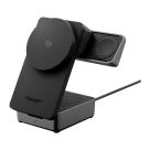 Складная зарядная станция MagSafe Spigen Essential для iPhone, Apple Watch и AirPods (Qi2.2)