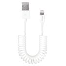 Спиральный дата-кабель Deppa Lightning/USB-A (1,5 м, 2 А, 480 Мбит/с) - фото 3