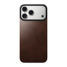 Кожаная накладка MagSafe Nomad Horween Magnetic Leather Back для iPhone 17 Pro Max - фото 4