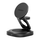 Складная зарядная станция MagSafe Energea AluMag Gyro для iPhone, Apple Watch и AirPods (Qi2.2)