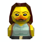 Коллекционная фигурка-утка «Классическая Лара Крофт» TUBBZ Mini Tomb Raider - фото 2