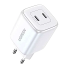 Сетевое зарядное устройство Ugreen мощностью 45 Вт (2 USB-C) (GaN) (X526) - фото 2