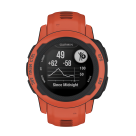 Спортивные часы Garmin Instinct 2S Standard Edition, 40 мм, силиконовый ремешок макового цвета