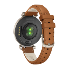 Спортивные часы Garmin Lily 2 Classic, рыжевато-коричневый кожаный ремешок - фото 5